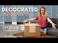 DecoCrated Spring 2021 Unboxing | Spring Home Decor Box | Spring Decorate with Me Mantle edition