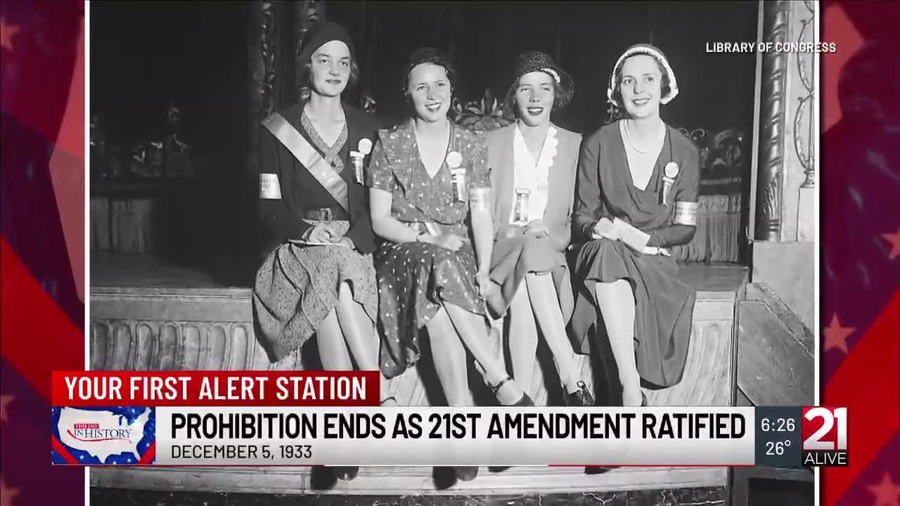 This Day in History: December 5, 1933: Prohibition ends as 21st Amendment ratified