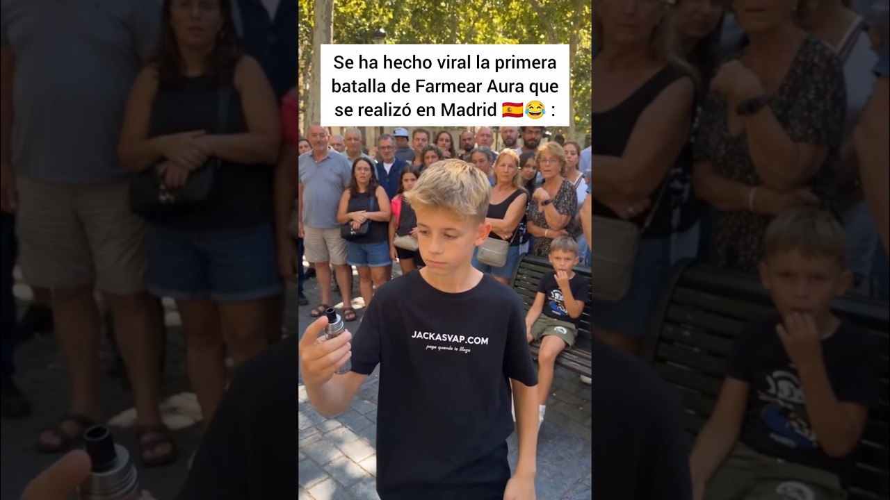 Batalla de Farmear Aura en Madrid 🇪🇦😂 : #farmearaura #farmear #farming