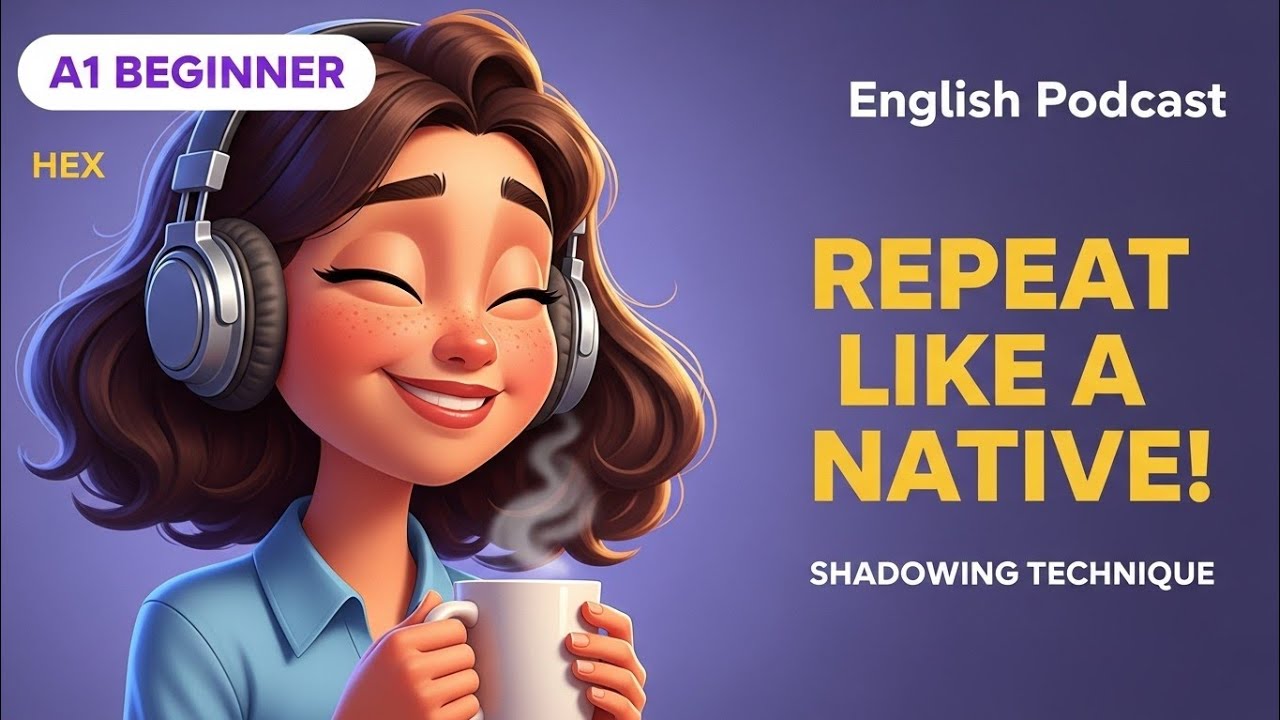 Shadowing English Speaking Practice | Learn English with Podcast | A1 ...
