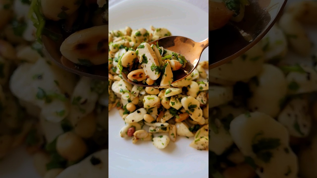 Navratri Fasting Special Singhara/Water Chestnuts Salad 