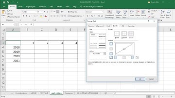 [Easy Excel] Module 19: How To Create A Slash Line In Excel Cells-Bài 19: Cách tạo đường gạch chéo