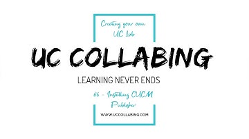 06 - Install CUCM Publisher (Cisco Call Manager Publisher)