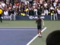 Novak Djokovic imitates John McEnroe at 2009 US Open