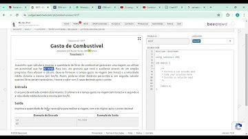 1017  |  Gasto de Combustível   - beecrowd
