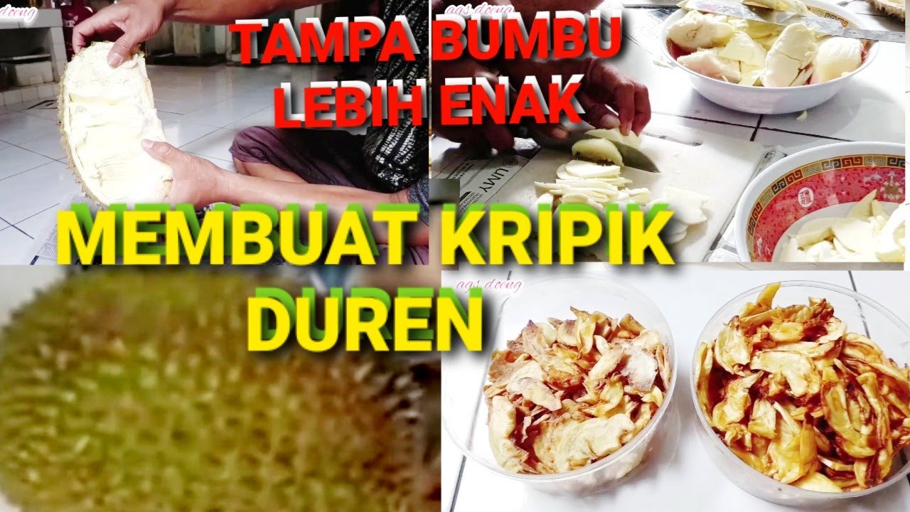 💖WOOWW... MEMBUAT KRIPIK DUREN ,TERNYATA LEBIH ENAK..🫓🫓🫓