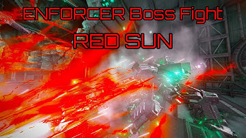 Armored Core 6 - ENFORCER Boss Fight.  Red Sun.