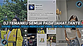 DJ TEMANKU SEMUA PADA JAHAT TANTE || SOUND VIRAL TIKTOK TERBARU 2024 YANG KALIAN CARI !!!