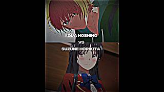 Aqua Hoshino vs Suzune Horikita #anime #animeedit #shorts #viral