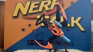Nerf N-Strike Blazin’ Bow Modified To Shoot Mega XL Darts!  #shorts #nerf #nerfmod