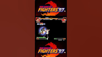The Kof 97 Yuri Vs Kensou #kof #multiplayer #fightinggames