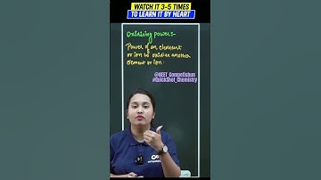 Understand The Oxidising Power |QuickShot Chemistry| #neetpreparation#deepika#neet#neet2025#organic