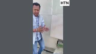 Hamirpur Cracks Appear In The New Building Of Jolspad Medical College Hamirpur Before Its Inaugu...