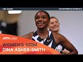 Dina Asher Smith wins over 100m in Hengelo | FBK Games Continental Tour Gold
