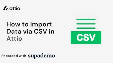 How to Import Data via CSV in Attio