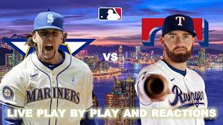 Seattle Mariners vs Texas Rangers Live Play-By-Play & Reactions