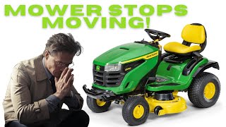 John Deere Hydrostatic Lawn Mower Stopped MOVING? (Gets Slow)