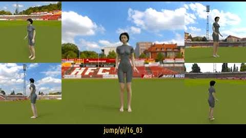 UP-CMU-RMDB - Rendered Motion Database