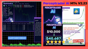 Forex Ea Mt4 Expert Advisor Trading Robot Profitable Bot - Perceptrader AI MT4 V2.23