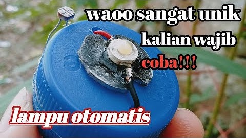 KALIAN PASTI BARU TAU||cara membuat lampu LED otomatis