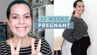 22 WEEKS PREGNANT | First Time Mom | Maternity Leave, Measuring Big and Belly Update