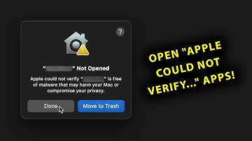How To Open & Install "Apple could not verify app is free of malware" Apps On macOS!