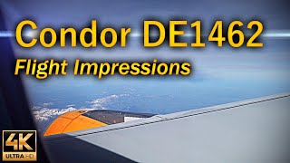 Condor DE1462 Flight impressions / Aviation / 4K