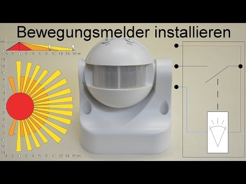 Video: Bewegungssensor zum Licht: Funktionsprinzip, Installation und Einstellung