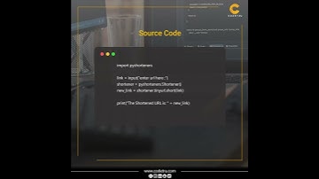 URL Shortener Python Code | Codetru