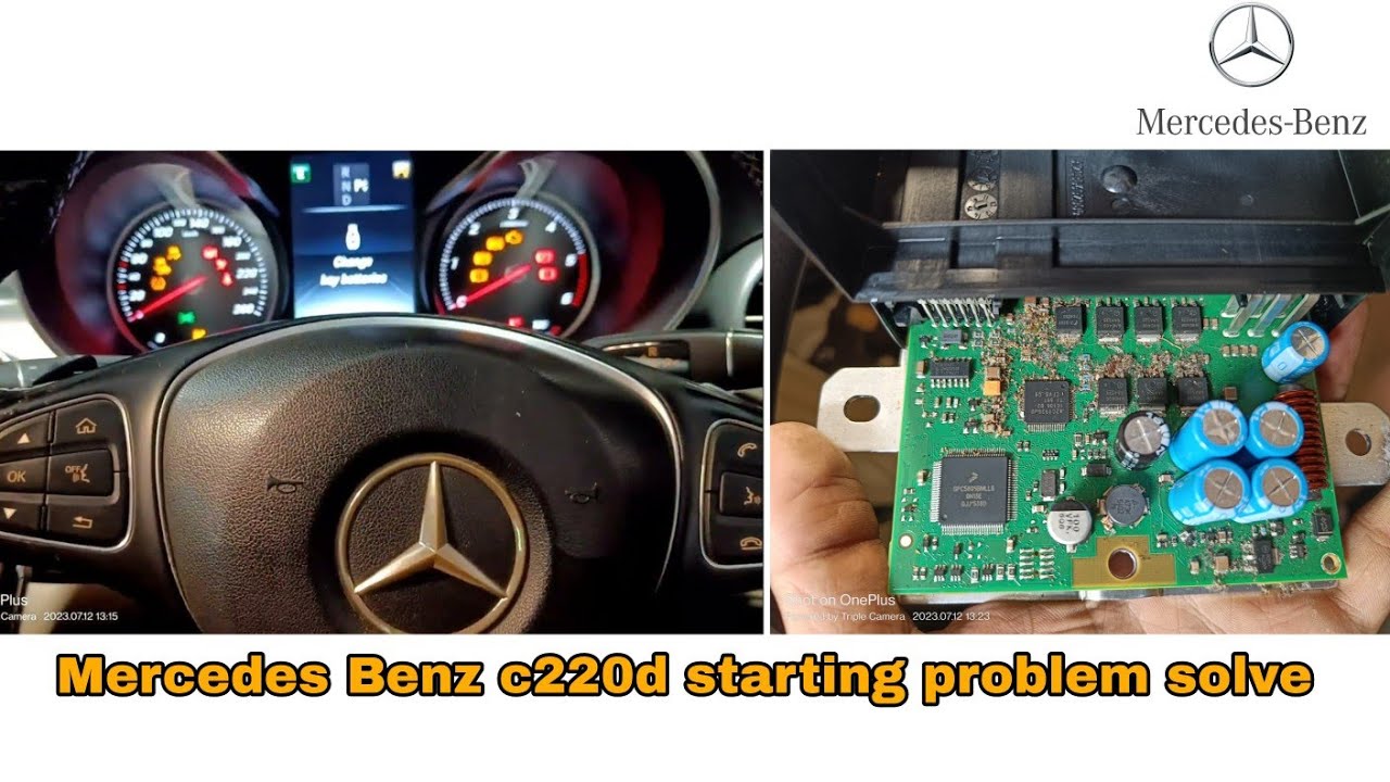 Mercedes C205/W205, Fehlermeldung