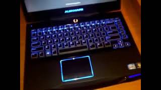 Alienware M14x R2 first startup