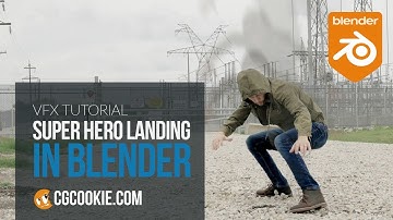 Create a Superhero Landing Effect in Blender - Cool VFX