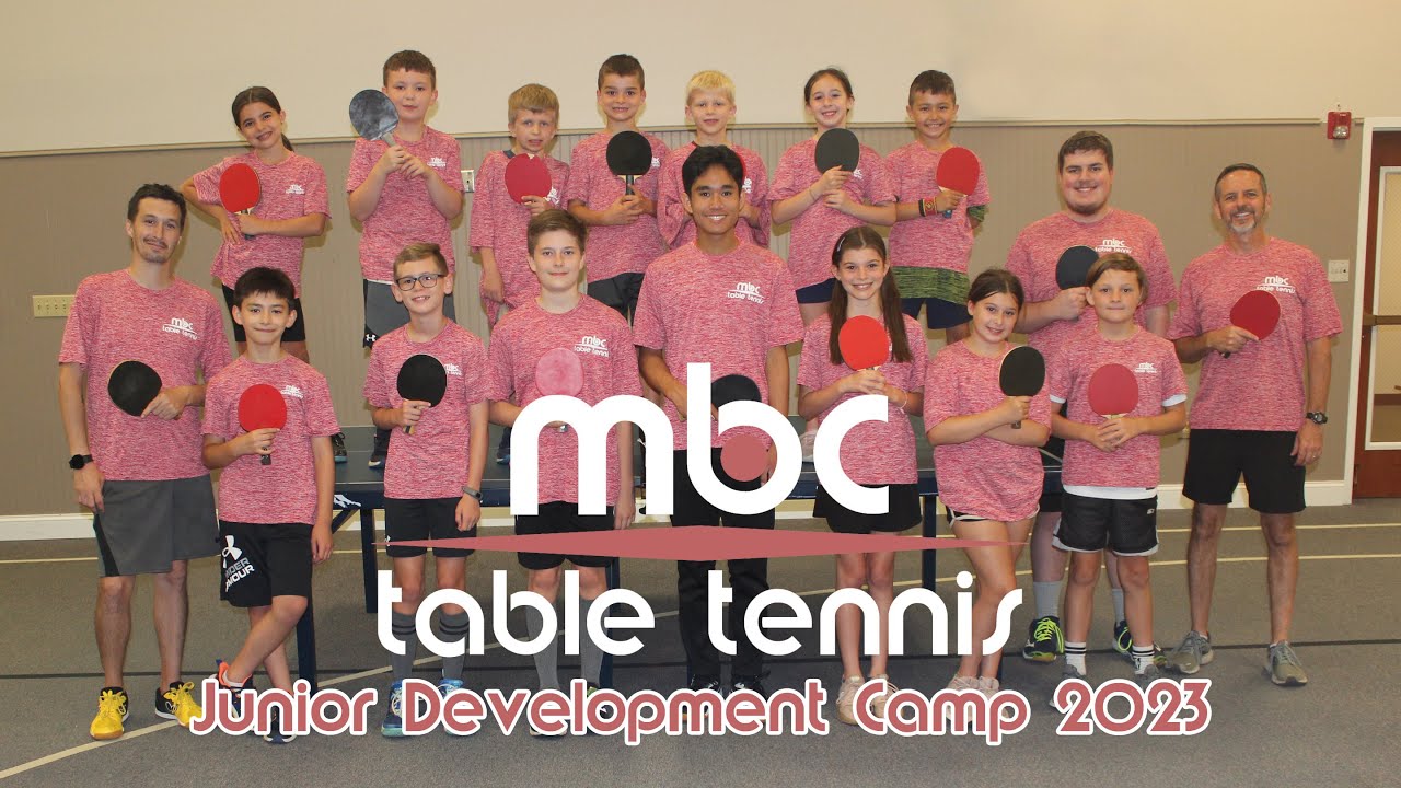 MBC Table Tennis Camp 2023 YouTube