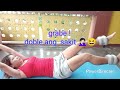 I try again my abs workout routine with Ankle Weights ( it doubles the pain )