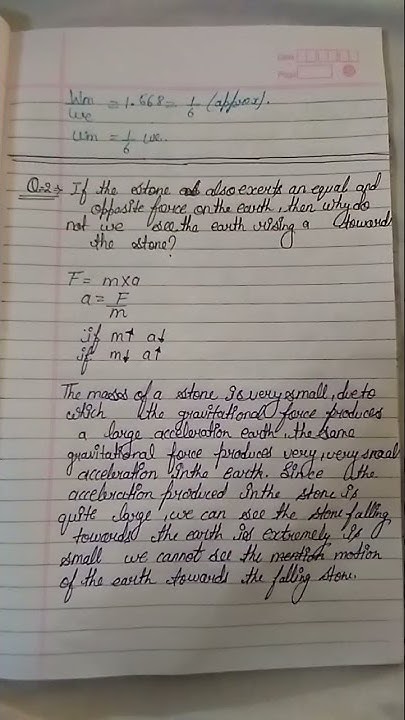 Hello! Class 9 Physics ch3 Gravitational Part 3 notes 📖📖 - YouTube