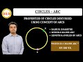 Arc of a circle  its properties  grade 8 to 12  competitive exams part1