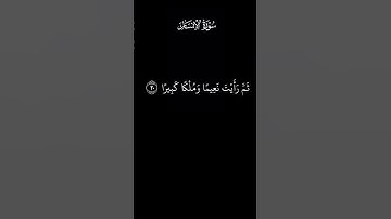سورة الانسان #دويتو #المصحف #اكسبلور #duet #راحة_نفسية #راحه_نفسيه #تيك_توك #شاشه_سوداء