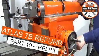 Atlas 7B Shaper Refurb Part 10 - Cross Feed Mechanism and Oil Drip Tray