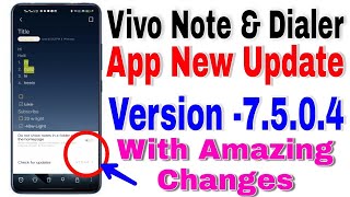 Vivo Notes App New Features Update || Vivo Dialer App Ui Change || Vivo Notes New Theme Update screenshot 2