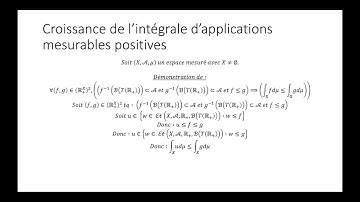 Intégration au sens d