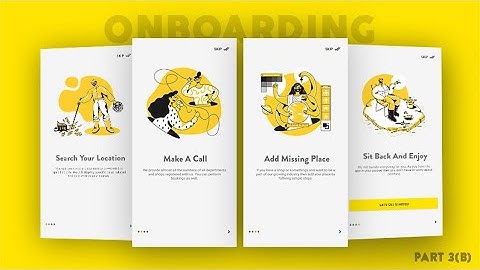 03(B) - Walkthrough/Onboarding Screen Shared Preferences - City Guide App - 2020