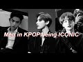 Men in KPOP being ICONIC !!