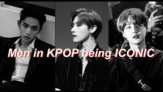 Men in KPOP being ICONIC !!