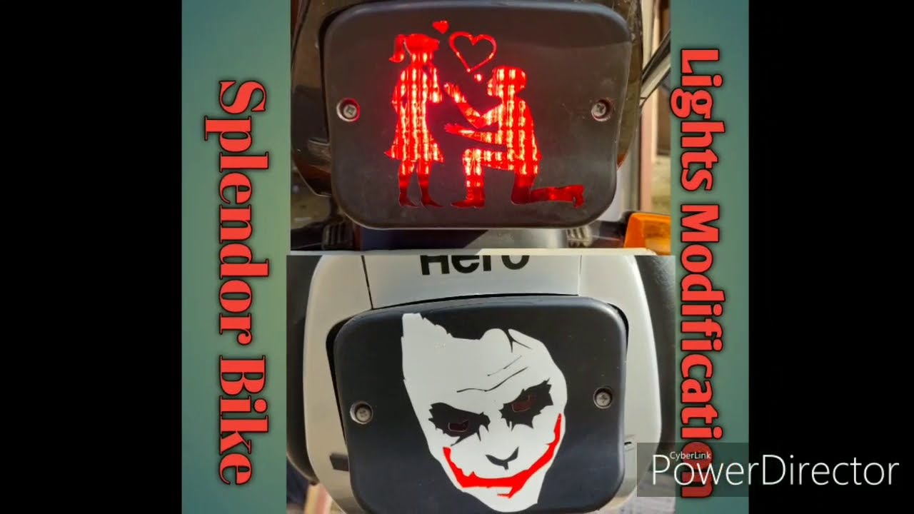 Slander bike backlight sticker modified YouTube