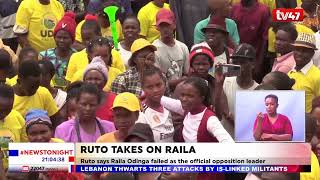 DP Ruto accuses Raila of stealing from public coffers through governors