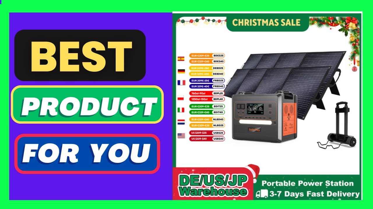 SOLARPLAY Q2402M Outdoor Generator 2400W MPPT