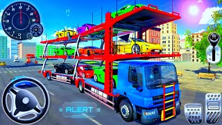 Crazy Car Transport Truck Game 2022 || Police Car Transport #2 || Android Gameplay screenshot 4