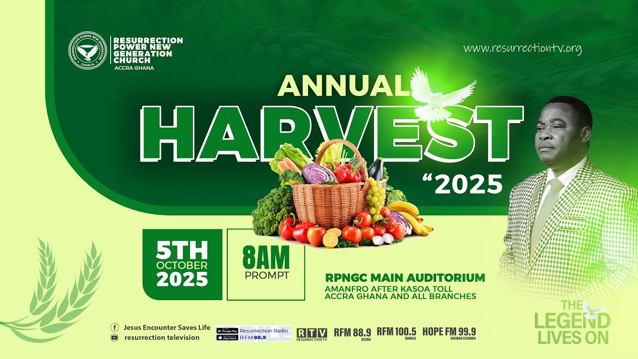 SUNDAY LIVE SERVICE (ANNUAL HARVEST) 05/10/2025