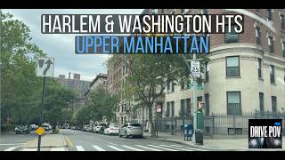 New York City to GW Bridge Drive 4K Riverside Dr Broadway Cabrini Blvd I-95 Manhattan POV