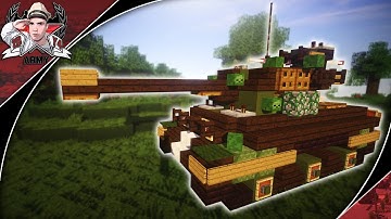 Minecraft: WW2 76 mm Gun Motor Carriage M18 "Hellcat" | Tank Destroyer Tutorial